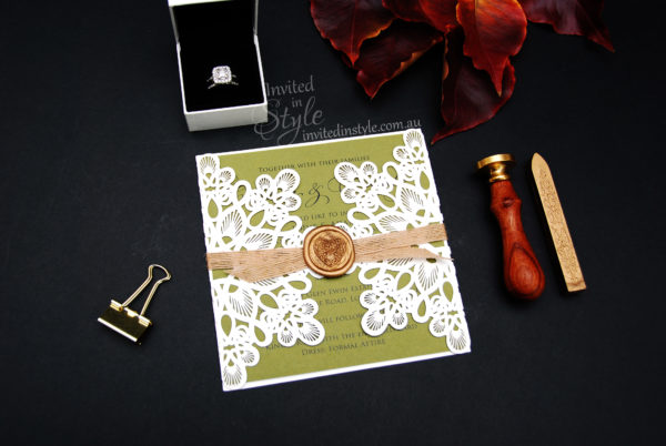 Paper Lace - with wax seal - Image 3