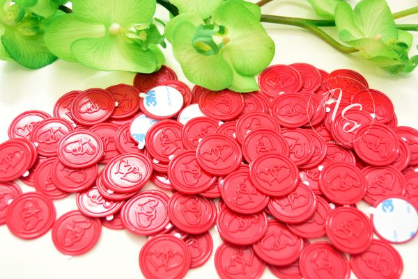 Pre-made self adhesive wax seal stickers - Image 16