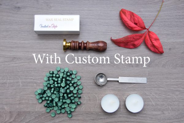 Wax Seal Kit + custom stamp